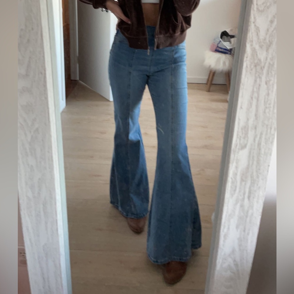 the most perfect flared jeans